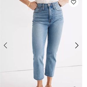 Madewell Curvy Classic Straight Jeans Size 27